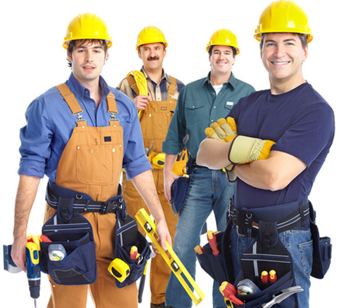 foto de constructores y técnicos